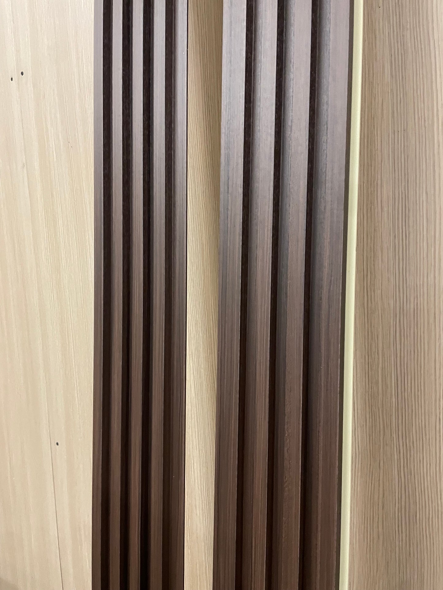 Dark Brown 170mm Hollow Fluted Wall Panels