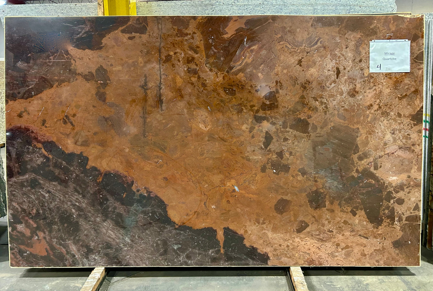 Mirage quartzite slab