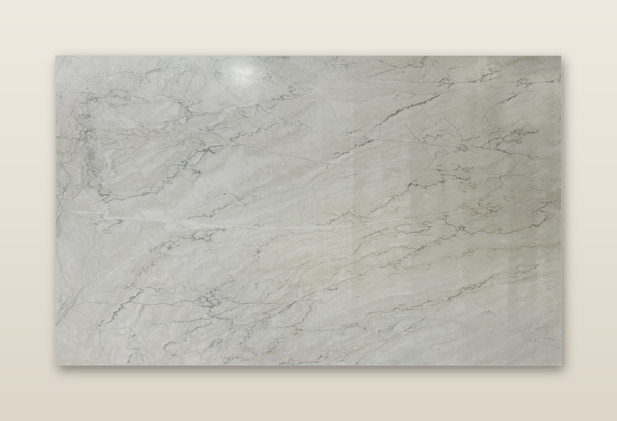 White Lux Quartzite (Leathered) slab