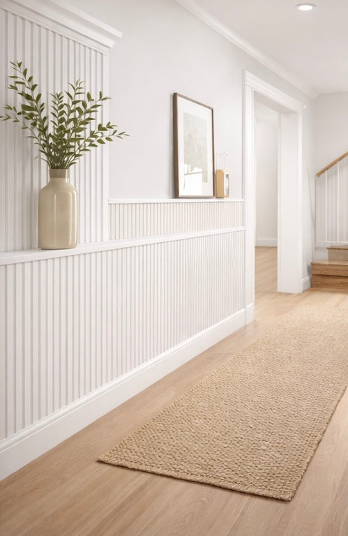 White 170mm Hollow Fluted Wall Panels