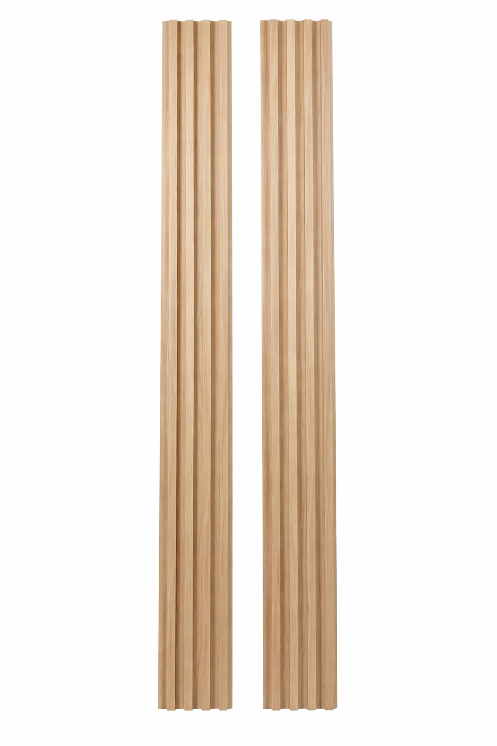 Light Oak 170mm Hollow Fluted Wall Panels
