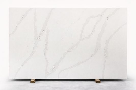 White with Gray Veins Quartz