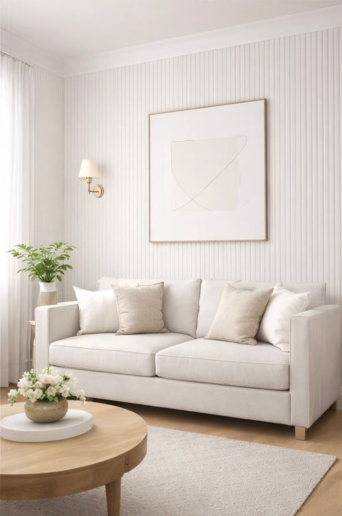 White 170mm Hollow Fluted Wall Panels