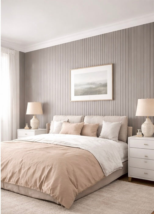 Ash Gray 170mm Hollow Fluted Wall Panels