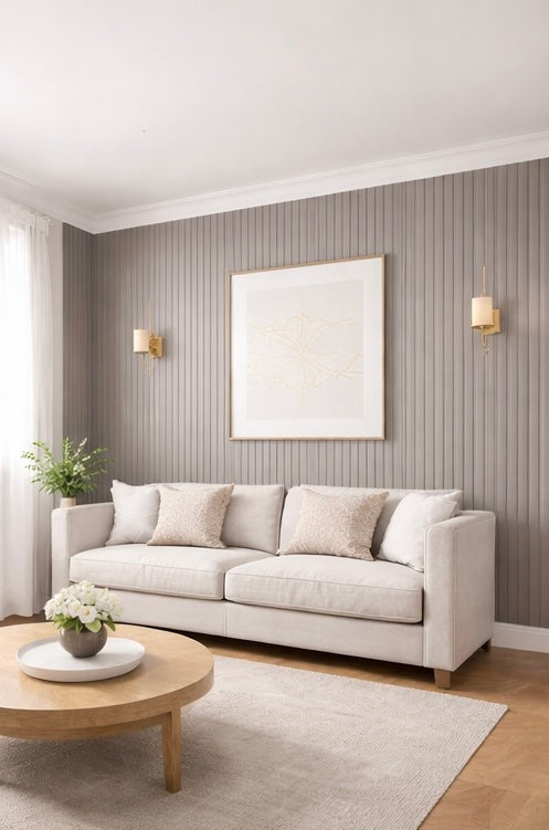 Ash Gray 170mm Hollow Fluted Wall Panels