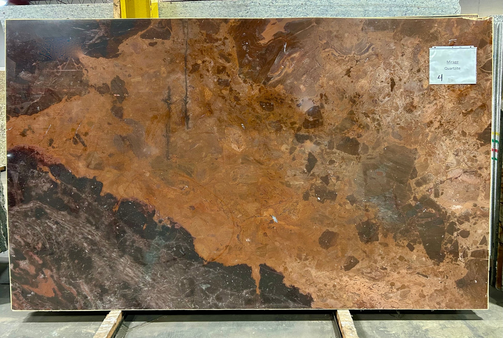 Mirage quartzite slab